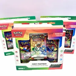 Pokemon TCG First Partner Illustration Collection Series 1 New Sealed (Lot of 3) - Image 1