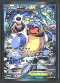 Pokemon TCG: Blastoise EX XY122 Red & Blue Collection Black Star Promo LP- - Image 1