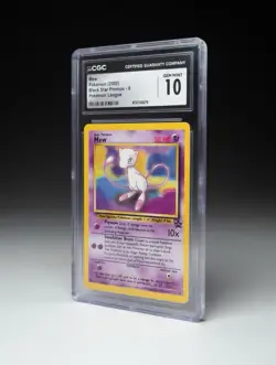 Pokemon Mew 08/53 Wotc Promo Regular CGC 10 Gem Mint League Psychic Basic 50 HP - Image 1