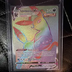 Pokemon Umbreon VMAX 214/203 Secret Rare Full Art Holo Evolving Skies - Image 1