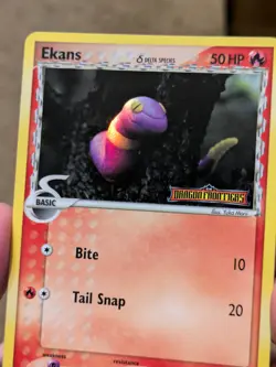 Ekans 47/101 Pokemon Dragon Frontiers Stamped Reverse Holo Very LP - Image 4
