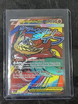 Pokemon Mega Hawlucha EX 268/217 Full Art Foil Rare XY Ascended Heroes - Image 1