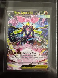 Pokemon Mega Evolutions Perfect Order Mega Zygarde Ex SIR 120/088 English - Image 1