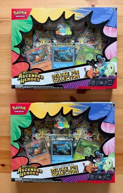 Pokemon Mega Evolution - Ascended Heroes First Partners Deluxe Pin Collection - Image 1