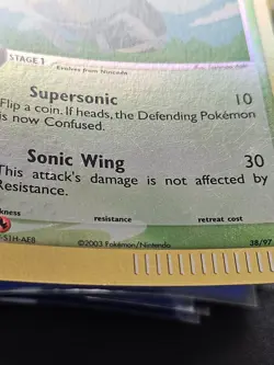 Pokemon EX Dragon Ninjask Reverse Holo 38/97 EXCELLENT - Image 4