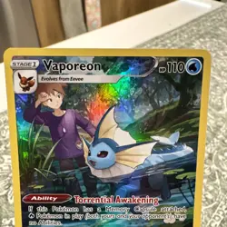 Pokemon TCG Brilliant Stars Vaporeon - TG02/TG30 Holo Full Art Ultra Rare - Image 2