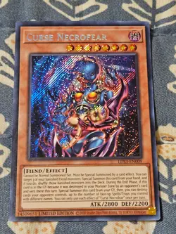 Curse Necrofear Limited Edition - Secret Rare LDS3 Yugioh - Image 1