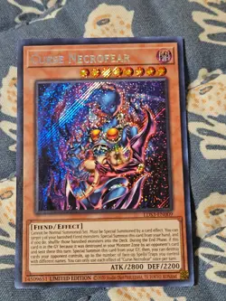 Curse Necrofear Limited Edition - Secret Rare LDS3 Yugioh - Image 2