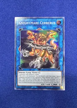 Yugioh Knightmare Cerberus MAMA-EN070 Ultra Rare 1st Edition Near Mint - Image 1