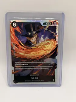 Bandai One Piece Sabo PRB02-014 Premium Booster Foil Super Rare Blocker - Image 1
