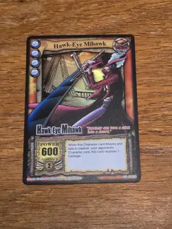 2005 One Piece CCG The Quest Begins Hawk-Eye Mihawk Super Rare CH026 - Image 1