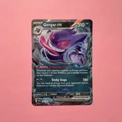 Gengar ex 104/162 NM Double Rare Holo Temporal Forces Pokemon Card English TCG - Image 1