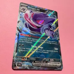 Gengar ex 104/162 NM Double Rare Holo Temporal Forces Pokemon Card English TCG - Image 2