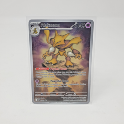 Alakazam MEP 009 Mega Evolution Black Star Promo Illustration Pokemon TCG Card - Image 1