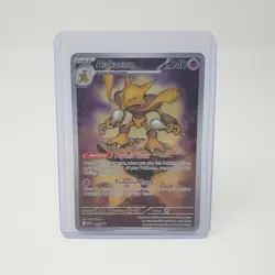 Alakazam MEP 009 Mega Evolution Black Star Promo Illustration Pokemon TCG Card - Image 3