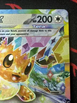 Pokemon TCG Card Eevee ex 075/131 Prismatic Evolutions Double Rare Holo - NM ++ - Image 2