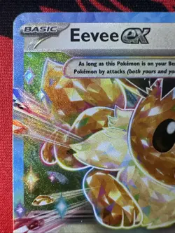 Pokemon TCG Card Eevee ex 075/131 Prismatic Evolutions Double Rare Holo - NM ++ - Image 3