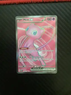 Mew ex - 193/165 - Pokemon 151 Full Art Ultra Rare Card NM - Image 1