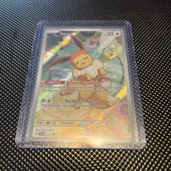 Eevee Prismatic Evolutions Scarlet & Violet Promo Card Holo 173/189 - Image 1