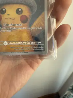 PIKACHU VAN GOGH WITH GREY FELT HAT SVP EN 085 PROMO POKEMON CARD-SEALED - Image 3