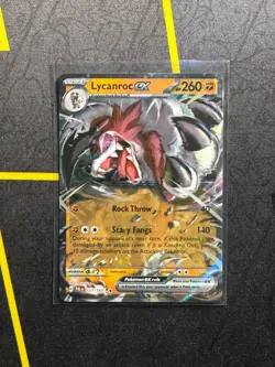 Lycanroc ex - 117/193 - Pokemon Paldea Evolved Ultra Rare Card NM - Image 1