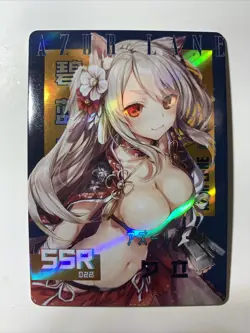 Yuudachi Azur Lane Sexy SSR ACG Goddess Story Waifu Card Holo Doujin Girl Anime - Image 1
