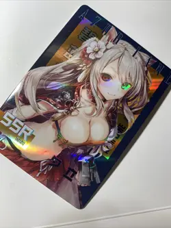 Yuudachi Azur Lane Sexy SSR ACG Goddess Story Waifu Card Holo Doujin Girl Anime - Image 3