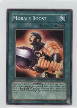 Morale Boost Unlimited YuGiOh Dark Crisis #DCR-042 2003 READ - Image 1