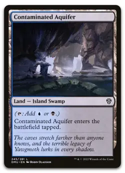 Contaminated Aquifer #245 (NM) Dominaria United DMU Magic MTG - Image 1