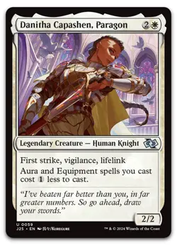 Danitha Capashen, Paragon (Anime) #59 (NM) Foundations Jumpstart J25 Magic MTG - Image 1