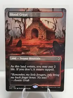 Blood Crypt (Borderless) Lorwyn Eclipsed Regular MTG Magic The Gathering NM - Image 1