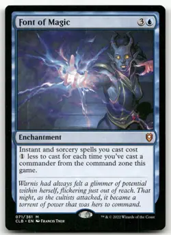 Font of Magic #71 (NM) Baldur's Gate CLB Magic MTG - Image 1