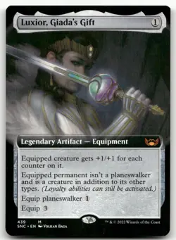 Luxior, Giada's Gift (Extended Art) #439 (NM) Streets New Capenna SNC Magic MTG - Image 1
