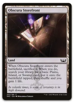 Obscura Storefront #252 (NM) Streets New Capenna SNC Magic MTG - Image 1