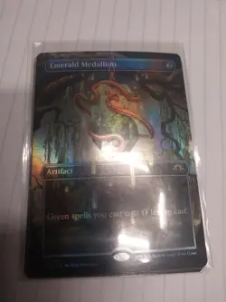 Emerald Medallion Mtg Edh borderless Foil Modern Horzions 3 Mh3 R 0345 Wotc... - Image 1