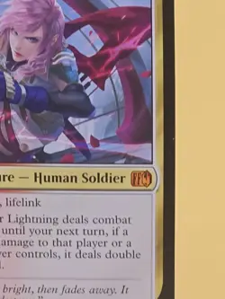 Lightning Army Of One (NON FOIL) Final Fantasy MTG - Image 3
