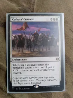 MTG - Cathars' Crusade - JMP Jumpstart 095 Base Rare - Image 1