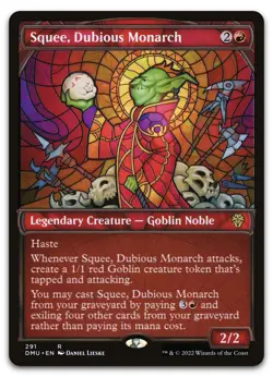 Squee, Dubious Monarch (Showcase) #291 (NM) Dominaria United DMU Magic MTG - Image 1