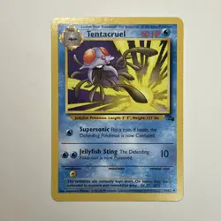 TENTACRUEL - 44/62 - Fossil - Pokemon Card - LP - Image 1