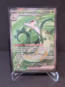 Pokemon Schwarze Blitze Deutsch - Serpiroyal ex Full Art 156/86 - Image 1