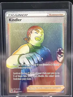 Kindler 179/172 Pokemon Brilliant Stars Secret Rare Rainbow Holo Full Art - Image 1
