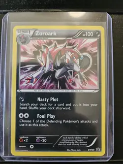 Zoroark BW09 Holo Pokemon Black & White 2011 Promo LP - Image 1