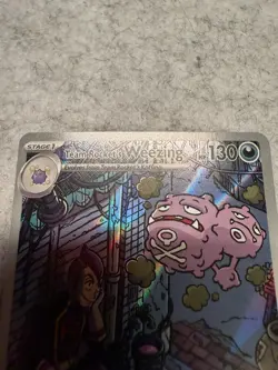 Team Rocket's Weezing 199/182 Full Art NM Destined Rivals Pokemon Card - Image 2
