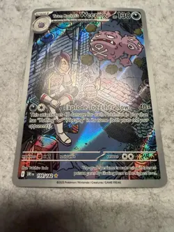 Team Rocket's Weezing 199/182 Full Art NM Destined Rivals Pokemon Card - Image 4