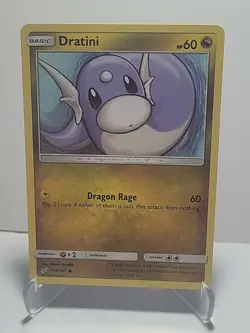 Dratini 116/181 Pokemon Sun & Moon Team Up Dragon Common LP Used See Pictures - Image 1