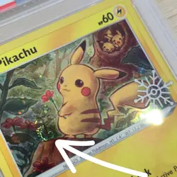 WHOLE SWIRL 🌀💫 PSA 9 Pikachu SWSH153 Advent Calendar Promo Snowflake Pokemon - Image 1