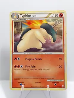 Pokemon Typhlosion Rare Call of Legends 35/95 damaged - Image 1