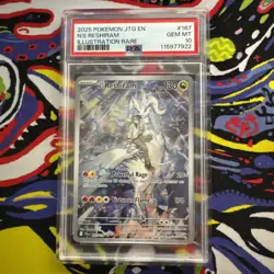 Pokemon N's Reshiram 167/159 Journey Together PSA 10 - Image 1