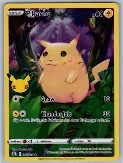 Pikachu 005/025 (LP) - Celebrations - Holo Rare - Pokemon TCG - Image 1