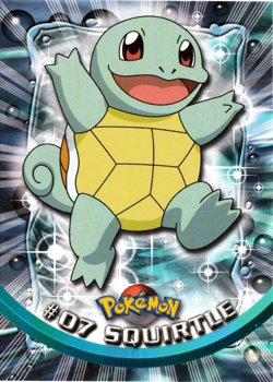 Squirtle 07 Pokemon Topps Series 1 - NM - Image 1